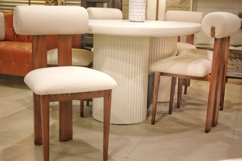 Ivory Luxe 6 Person Dining