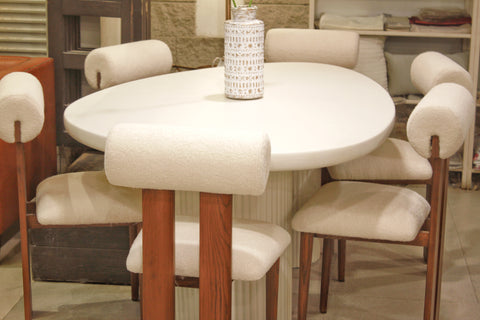 Ivory Luxe 6 Person Dining