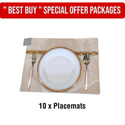 Table Runner & Placemat Sets For 10 Person Dining