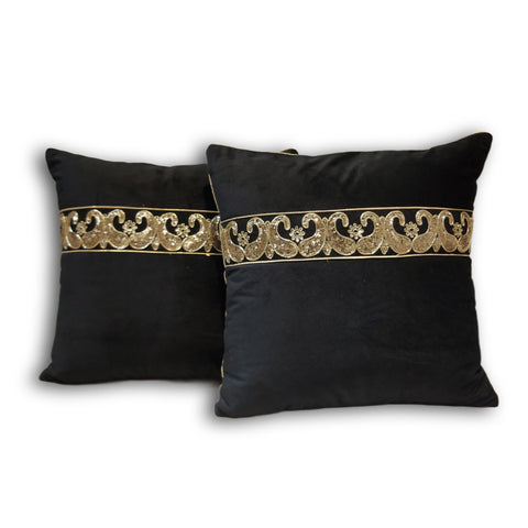 Glitz Black Cushion