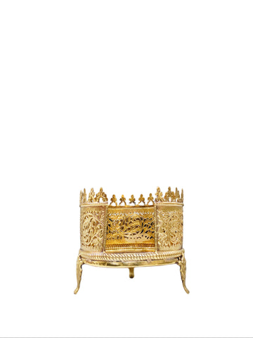 Plates Holder Brass Al Kanooz